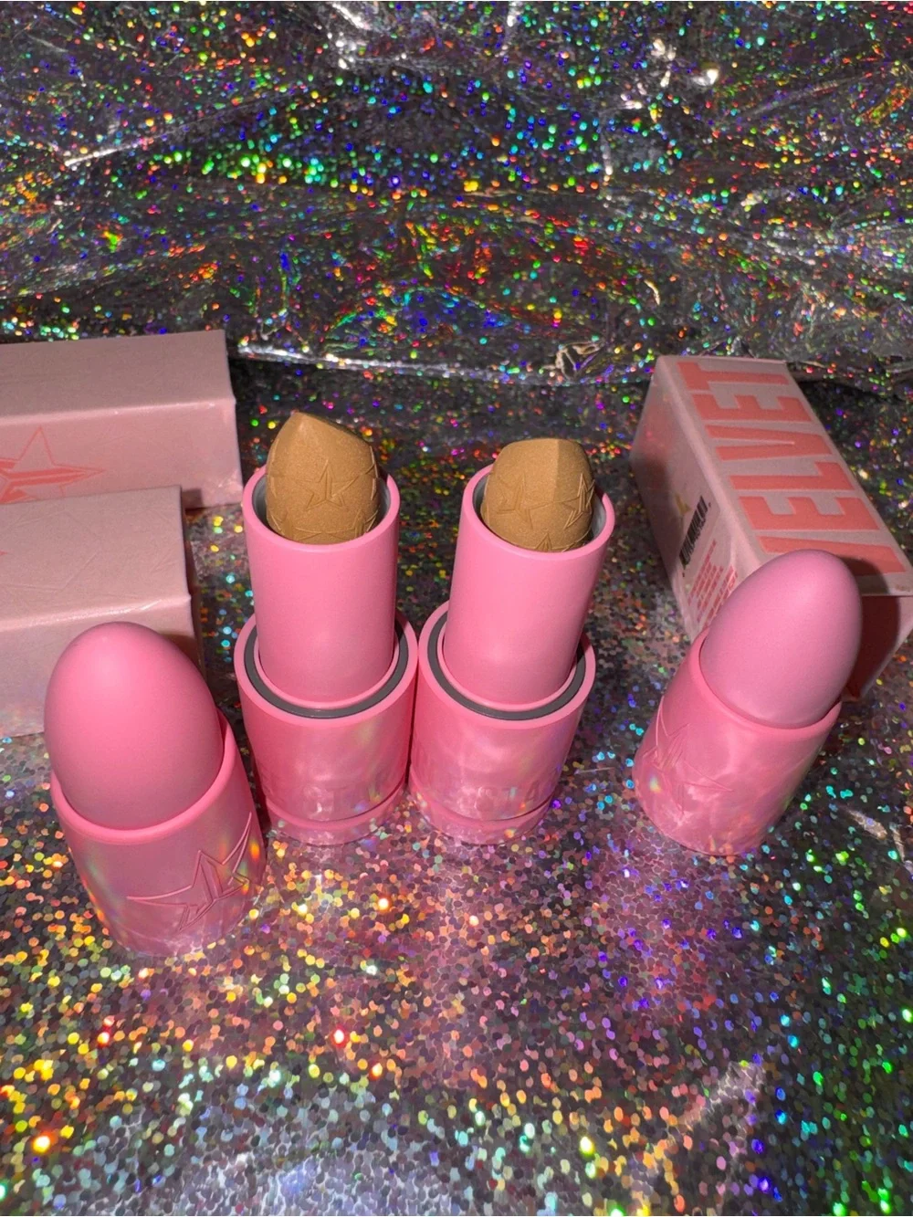 Velvet Trap Pink Lipstick Set - Women Makeup